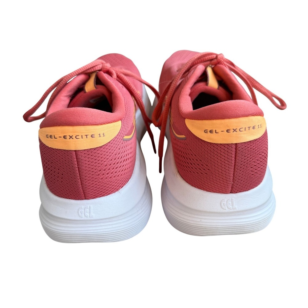 ASICS GEL-EXCITE 11 Womens Running Shoes Coral Orange 1012B861 Size 9 - Picture 4 of 6